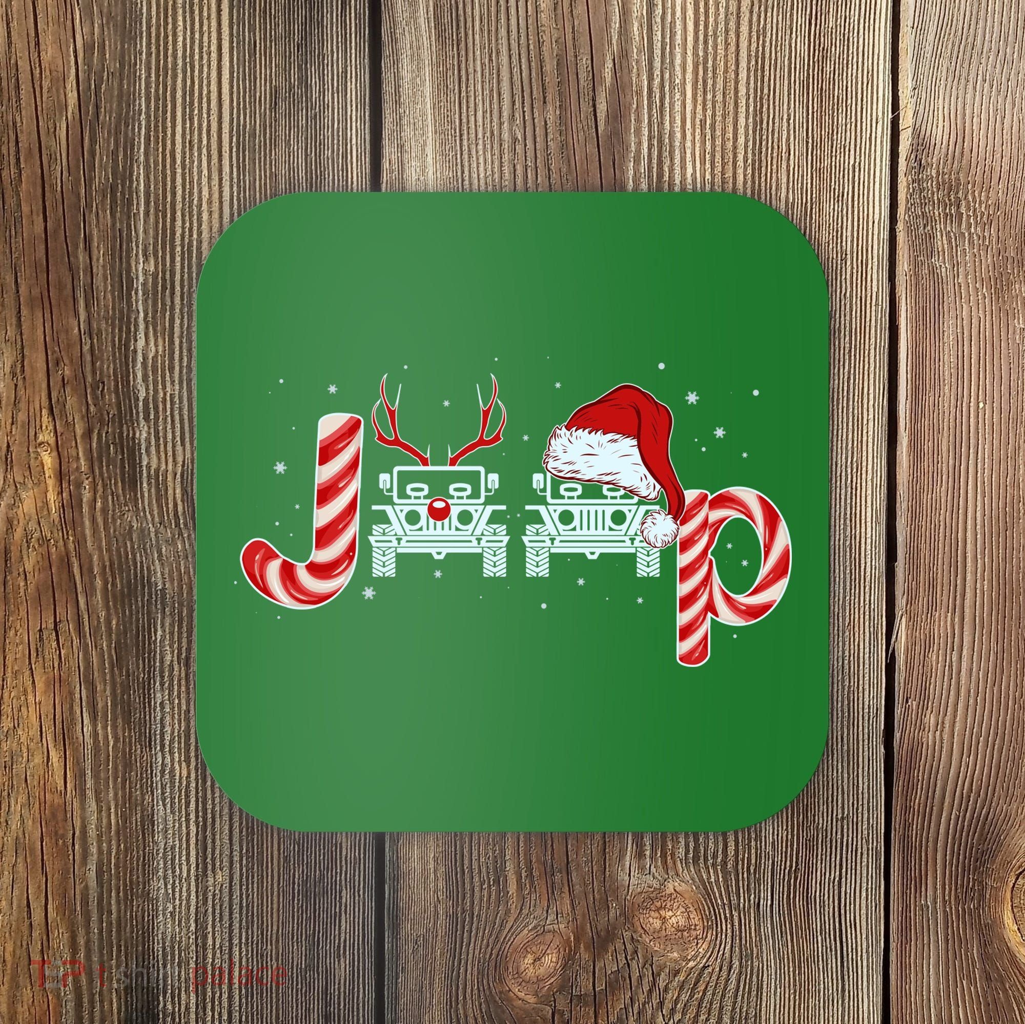 Christmas off Road Car Reindeer Coaster