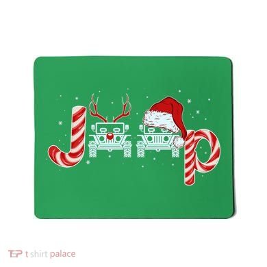 Christmas off Road Car Reindeer Mousepad