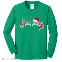 Christmas off Road Car Reindeer Kids Long Sleeve Shirt thumb 0