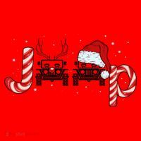 Christmas off Road Car Reindeer Santa Hat thumb 1