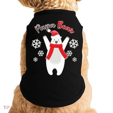 Christmas Papa Bear Doggie Tank