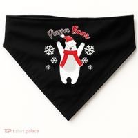 Christmas Papa Bear USA-Made Doggie Bandana thumb 0