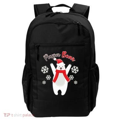 Christmas Papa Bear Backpack