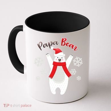 Christmas Papa Bear Coffee Mug