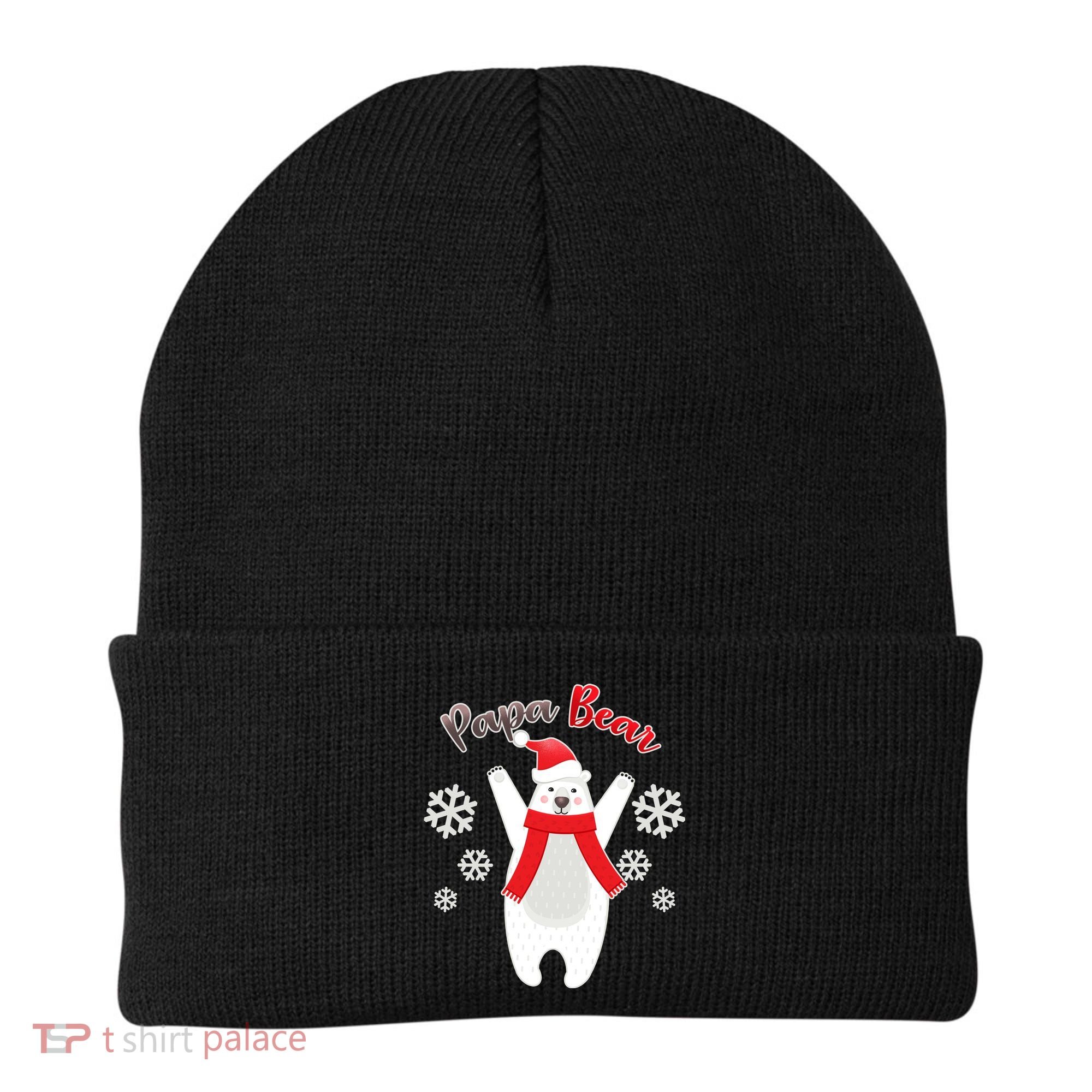 Christmas Papa Bear Beanie