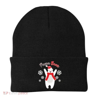 Christmas Papa Bear Beanie