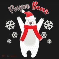 Christmas Papa Bear Polo thumb 3