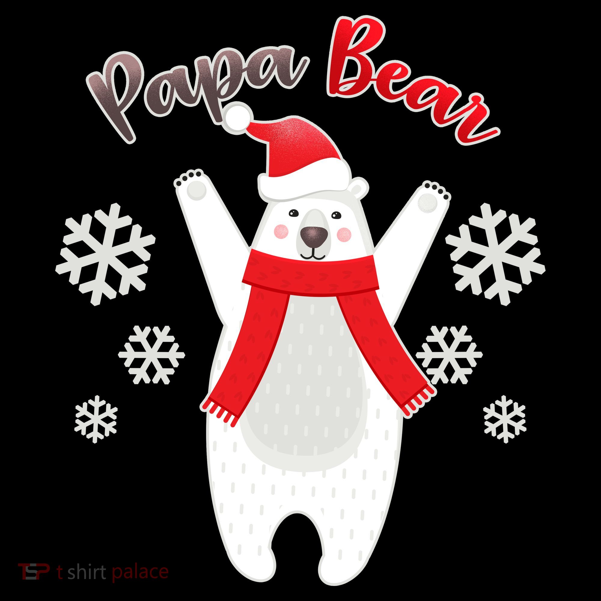 Christmas Papa Bear Ornament
