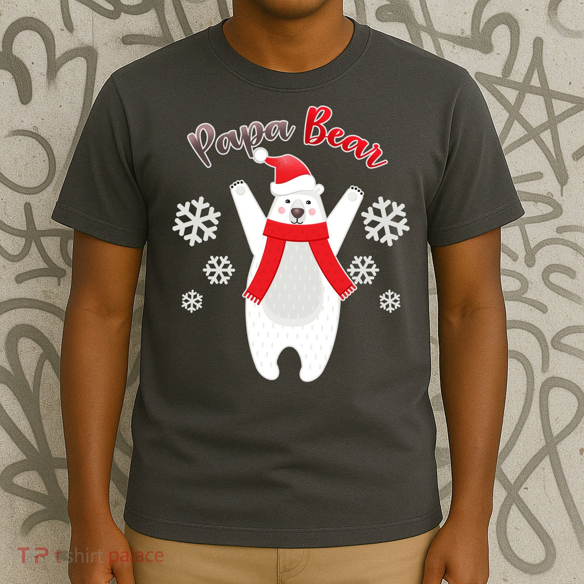 Christmas Papa Bear T-Shirt