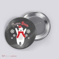 Christmas Papa Bear Button thumb 0