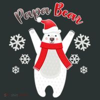 Christmas Papa Bear Coaster thumb 2