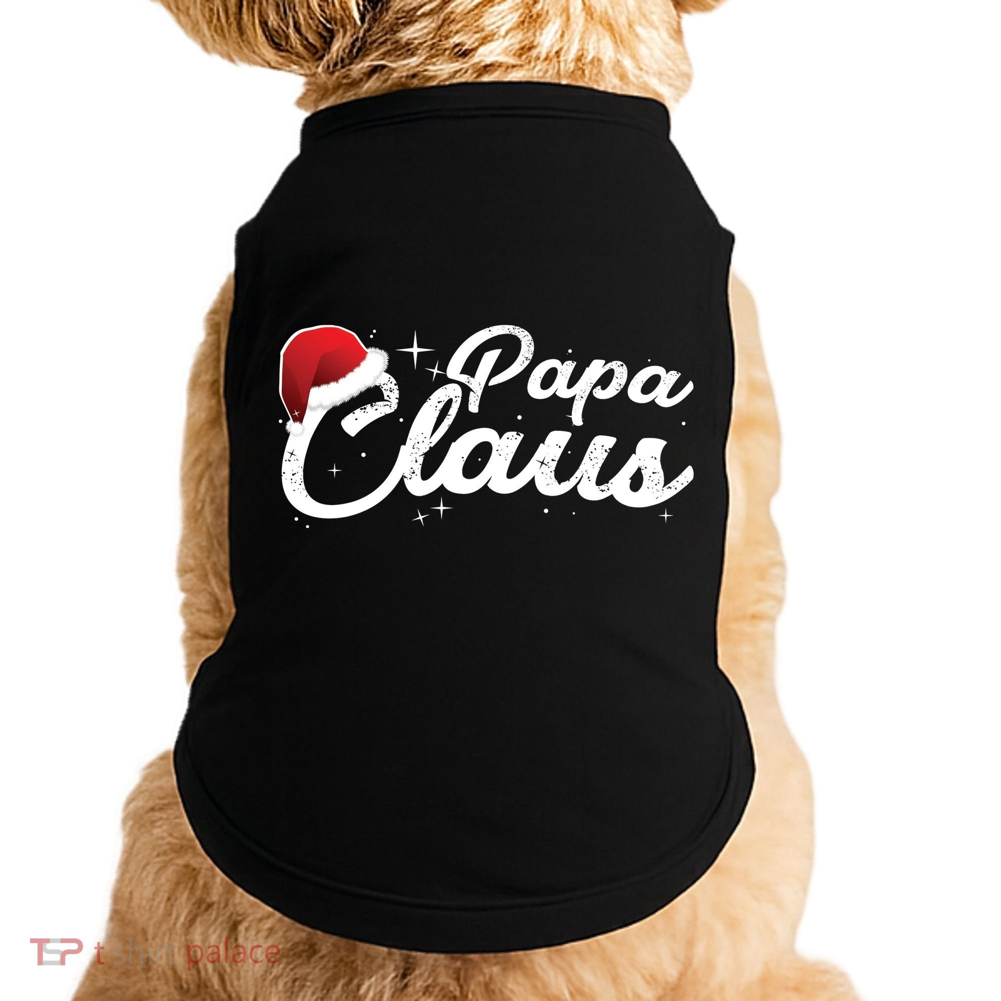 Christmas Papa Claus  Doggie Tank
