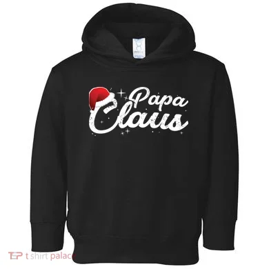 Christmas Papa Claus  Toddler Hoodie