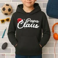 Christmas Papa Claus  Kids Hoodie thumb 2