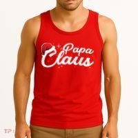 Christmas: Papa Claus Tank Top thumb 3