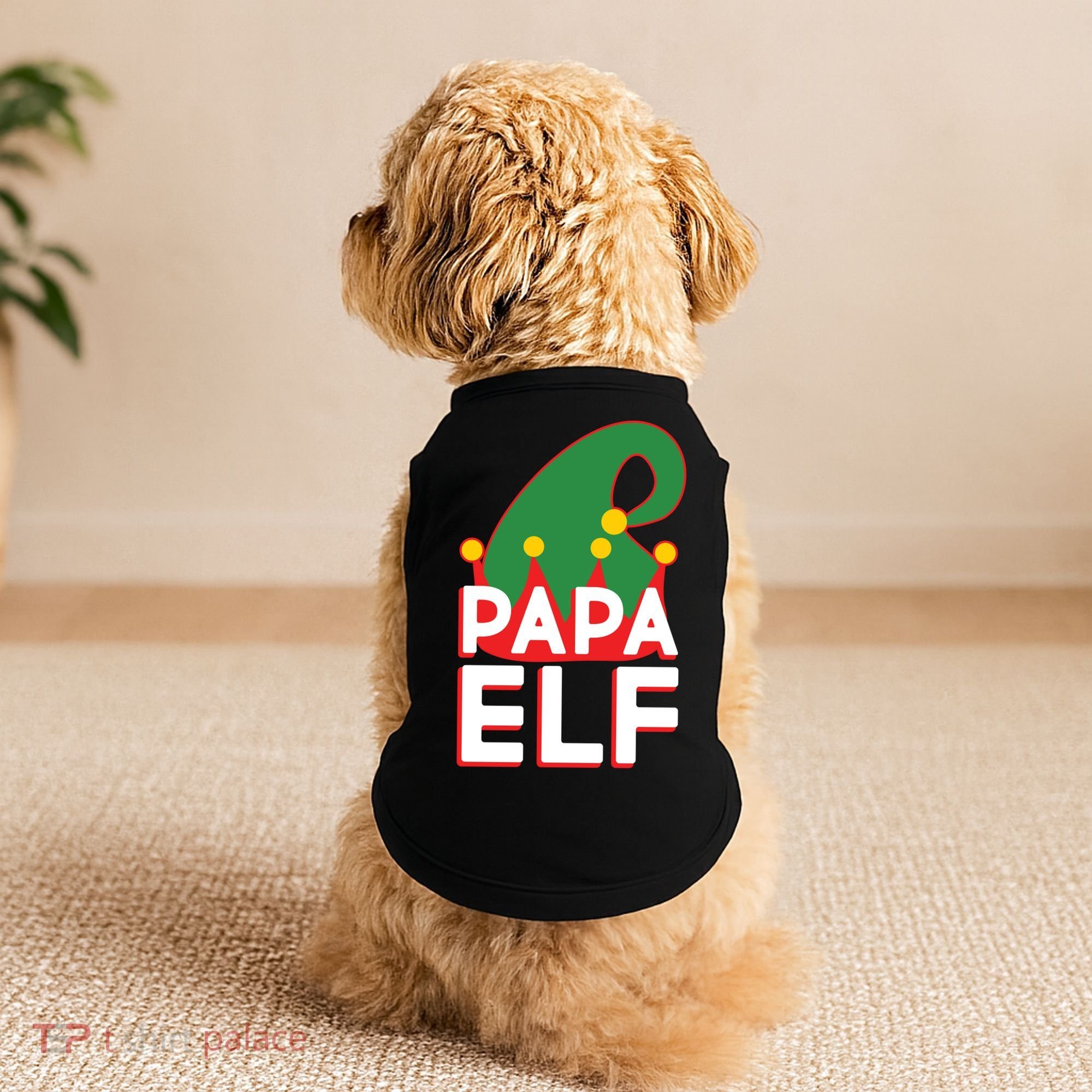 Christmas: Papa Elf Doggie Tank