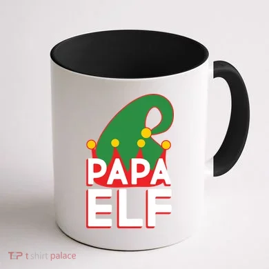 Christmas: Papa Elf Coffee Mug back