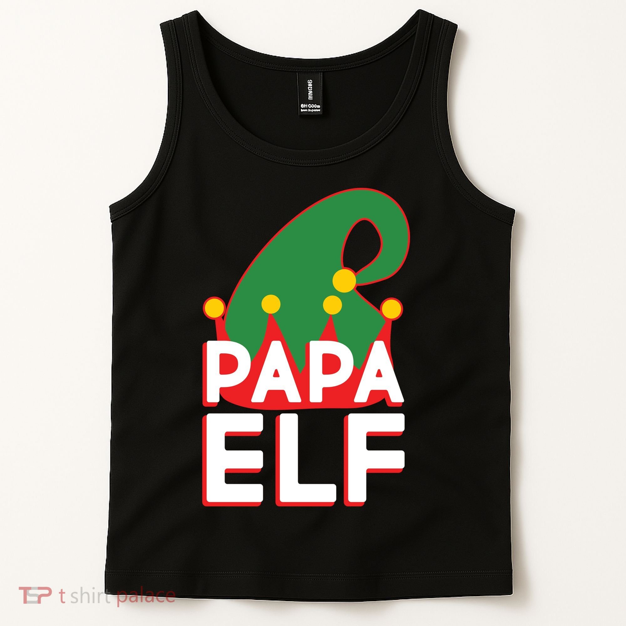 Christmas: Papa Elf Tank Top