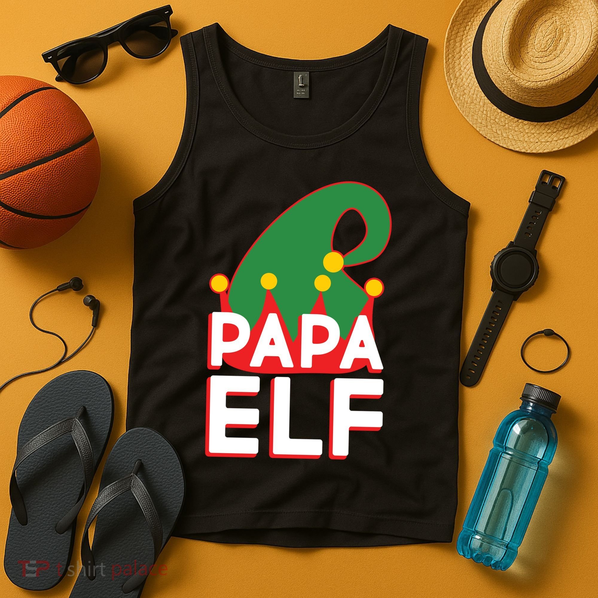 Christmas: Papa Elf Tank Top
