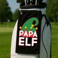 Christmas: Papa Elf Golf Towel thumb 2