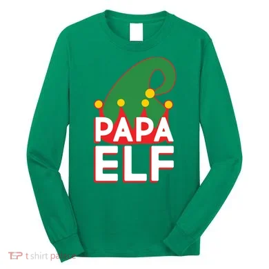 Christmas: Papa Elf Long Sleeve Shirt