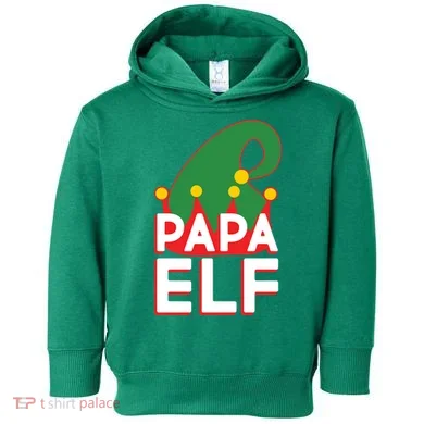 Christmas: Papa Elf Toddler Hoodie