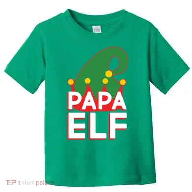 Christmas: Papa Elf Toddler T-Shirt