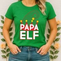 Christmas: Papa Elf Women's T-Shirt thumb 2