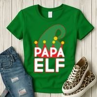 Christmas: Papa Elf Women's T-Shirt thumb 3