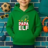 Christmas: Papa Elf Kids Hoodie thumb 2