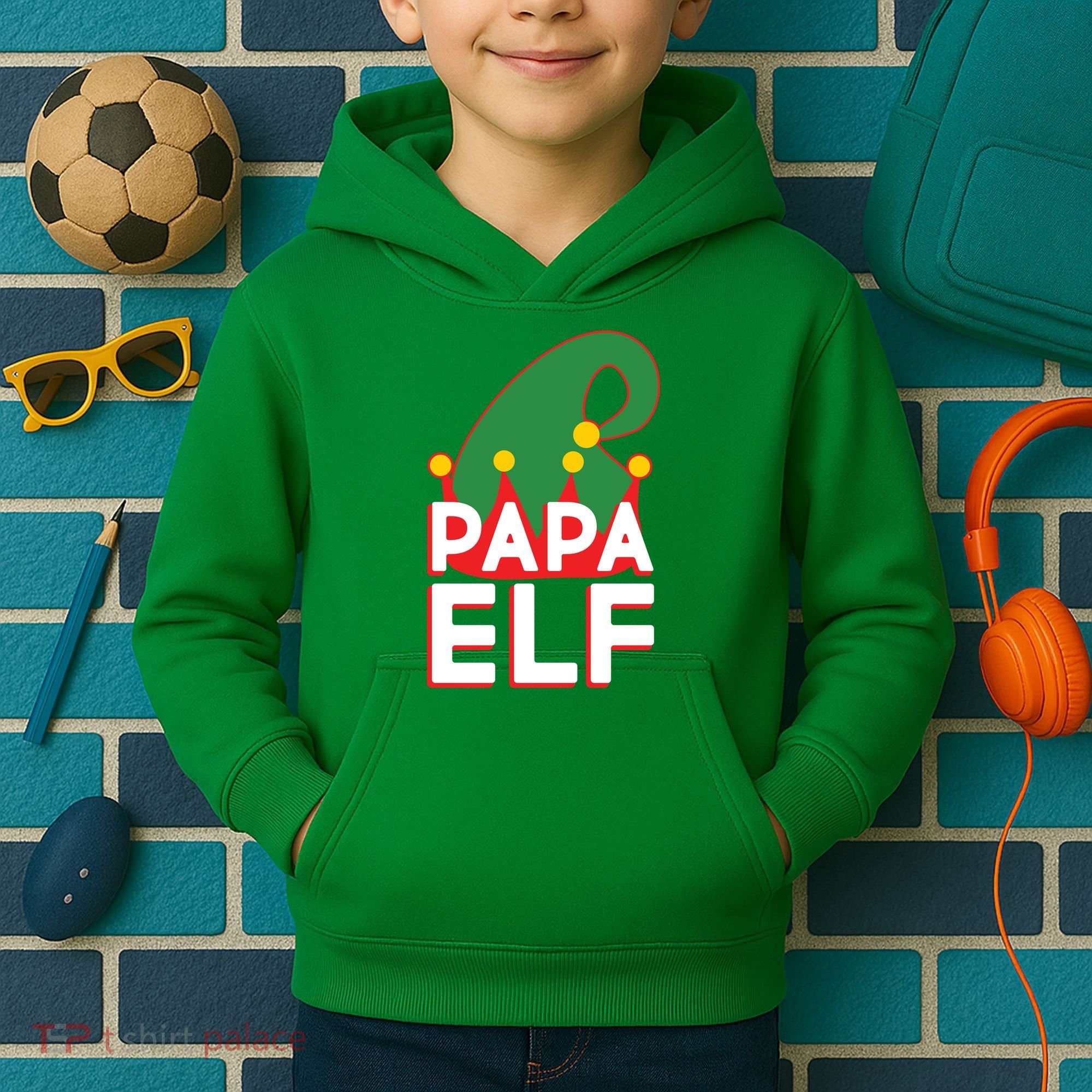 Christmas: Papa Elf Kids Hoodie