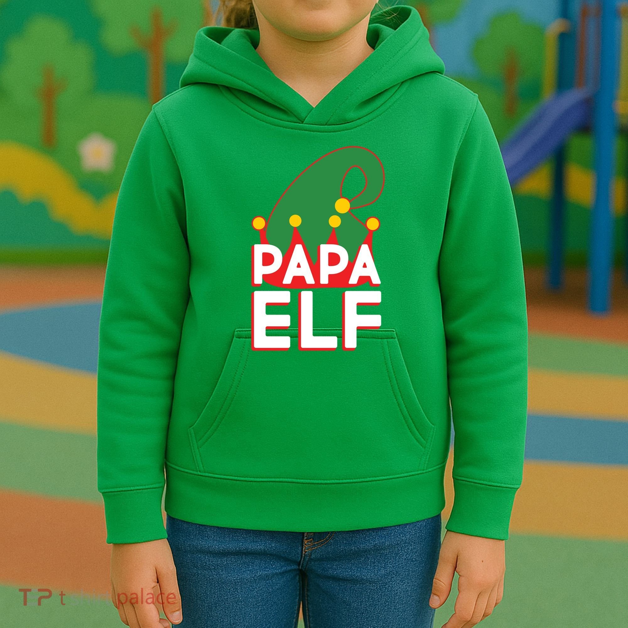 Christmas: Papa Elf Kids Hoodie