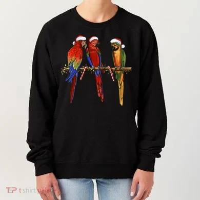 Christmas Parrots Women's Sweatshirt