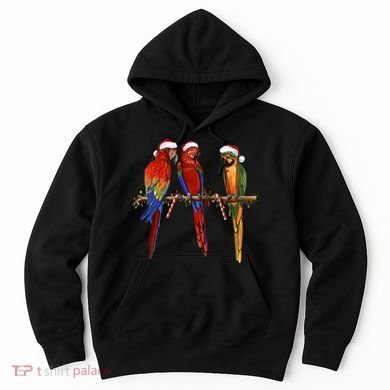 Christmas Parrots Hoodie