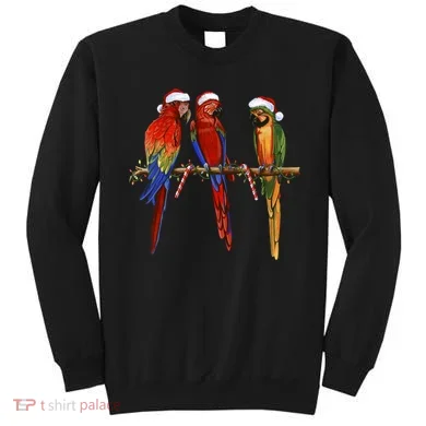 Christmas Parrots Sweatshirt