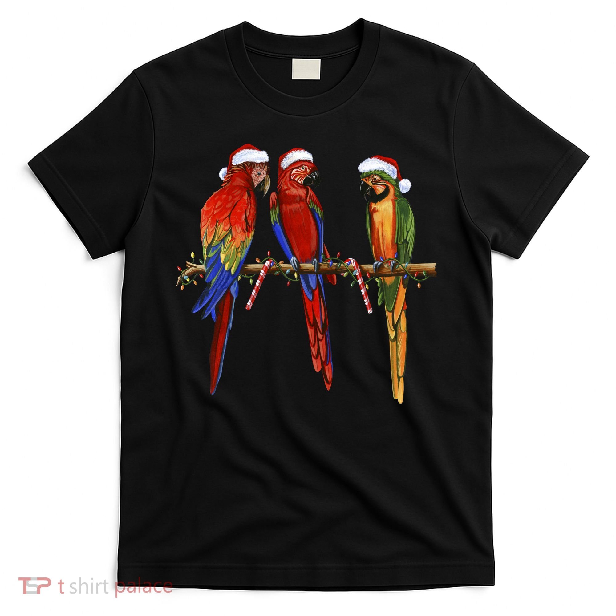 Christmas Parrots T-Shirt
