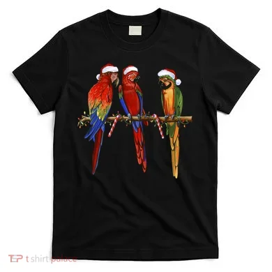 Christmas Parrots T-Shirt