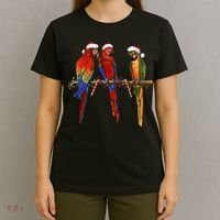 Christmas Parrots T-Shirt thumb 4