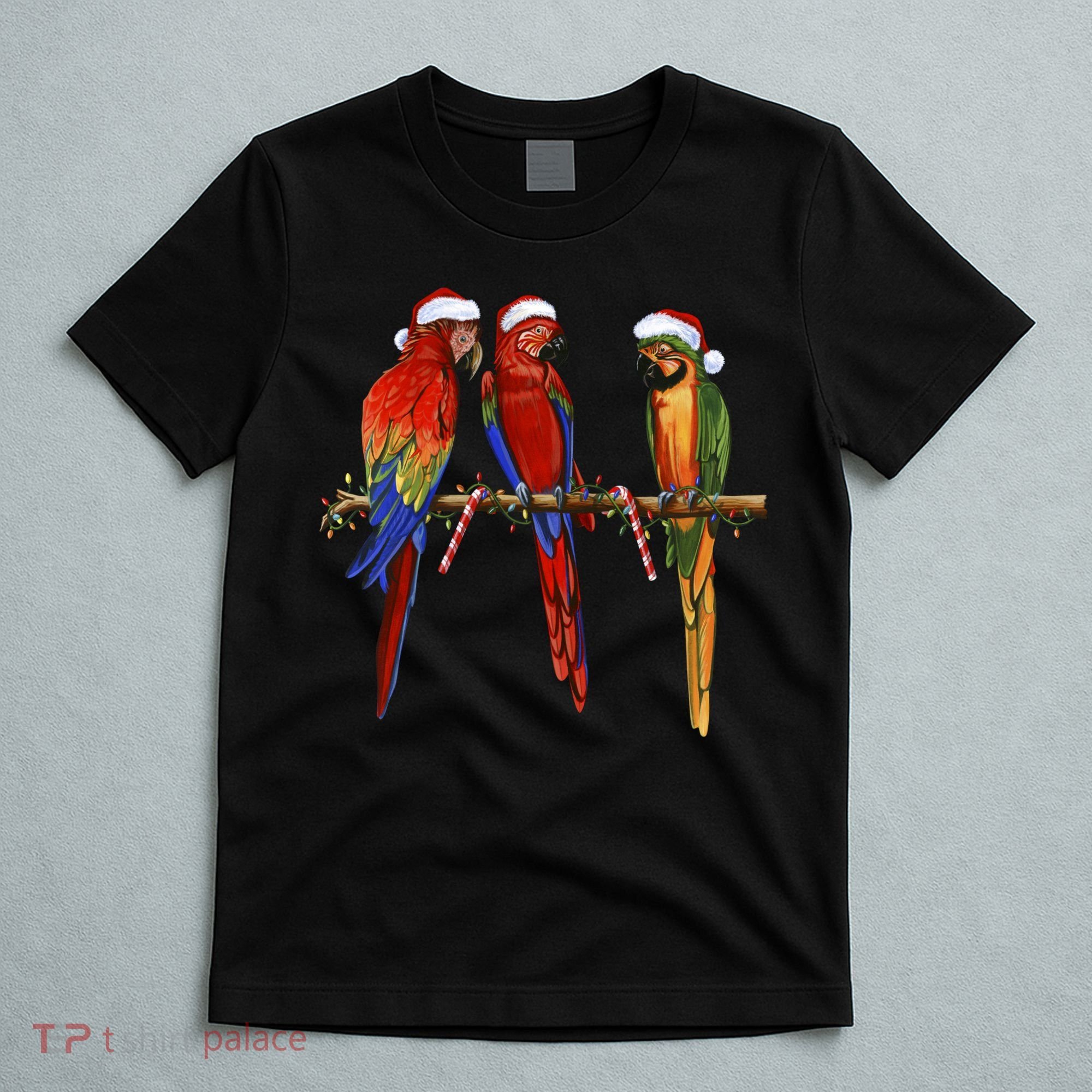 Christmas Parrots T-Shirt