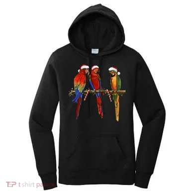 Christmas Parrots Women's Hoodie