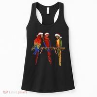 Christmas Parrots Women's Tank Top thumb 0
