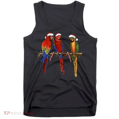 Christmas Parrots Tank Top