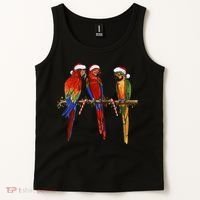 Christmas Parrots Tank Top thumb 2