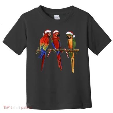 Christmas Parrots Toddler T-Shirt
