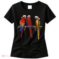 Christmas Parrots Women's T-Shirt thumb 0