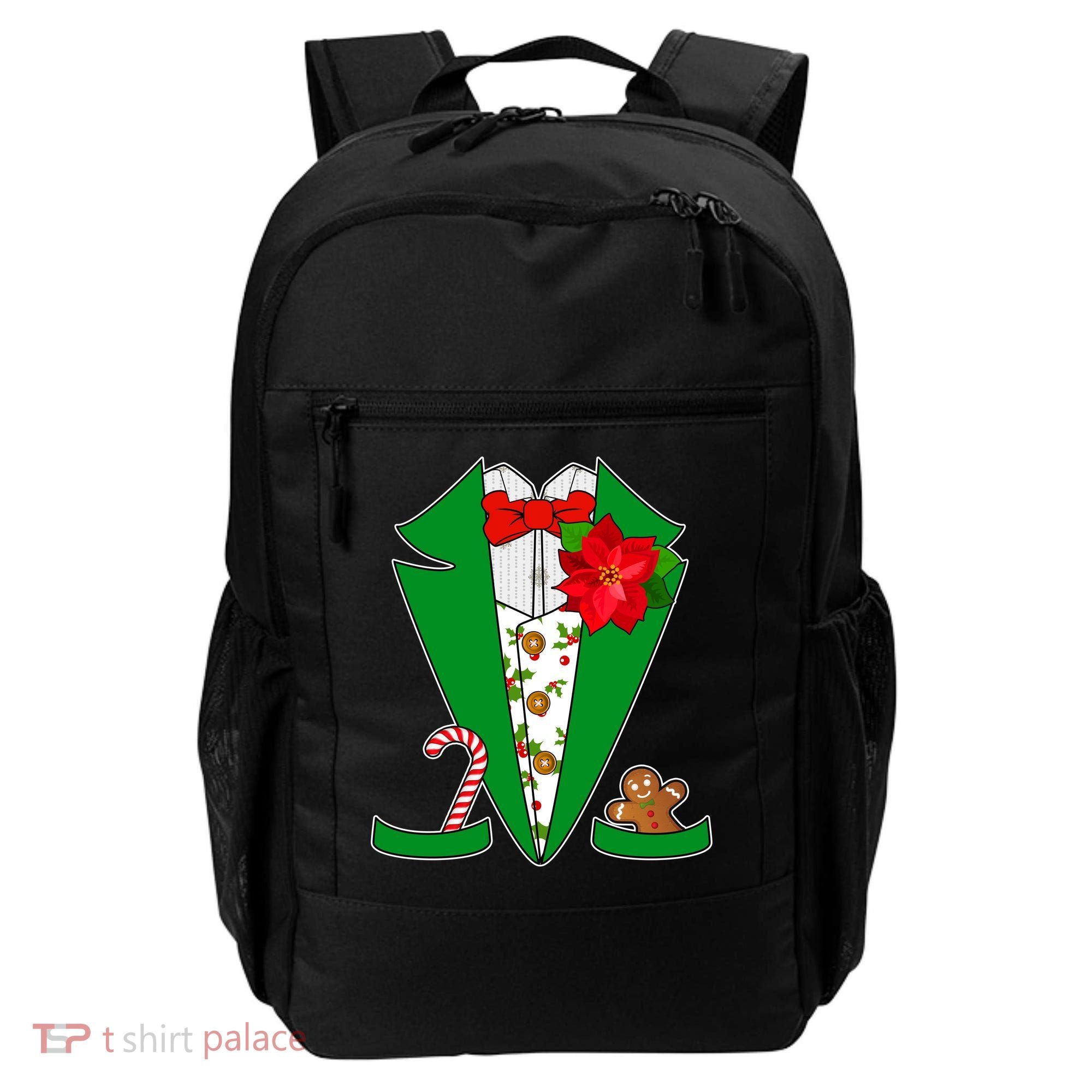 Christmas Party Tuxedo Suit Top Backpack