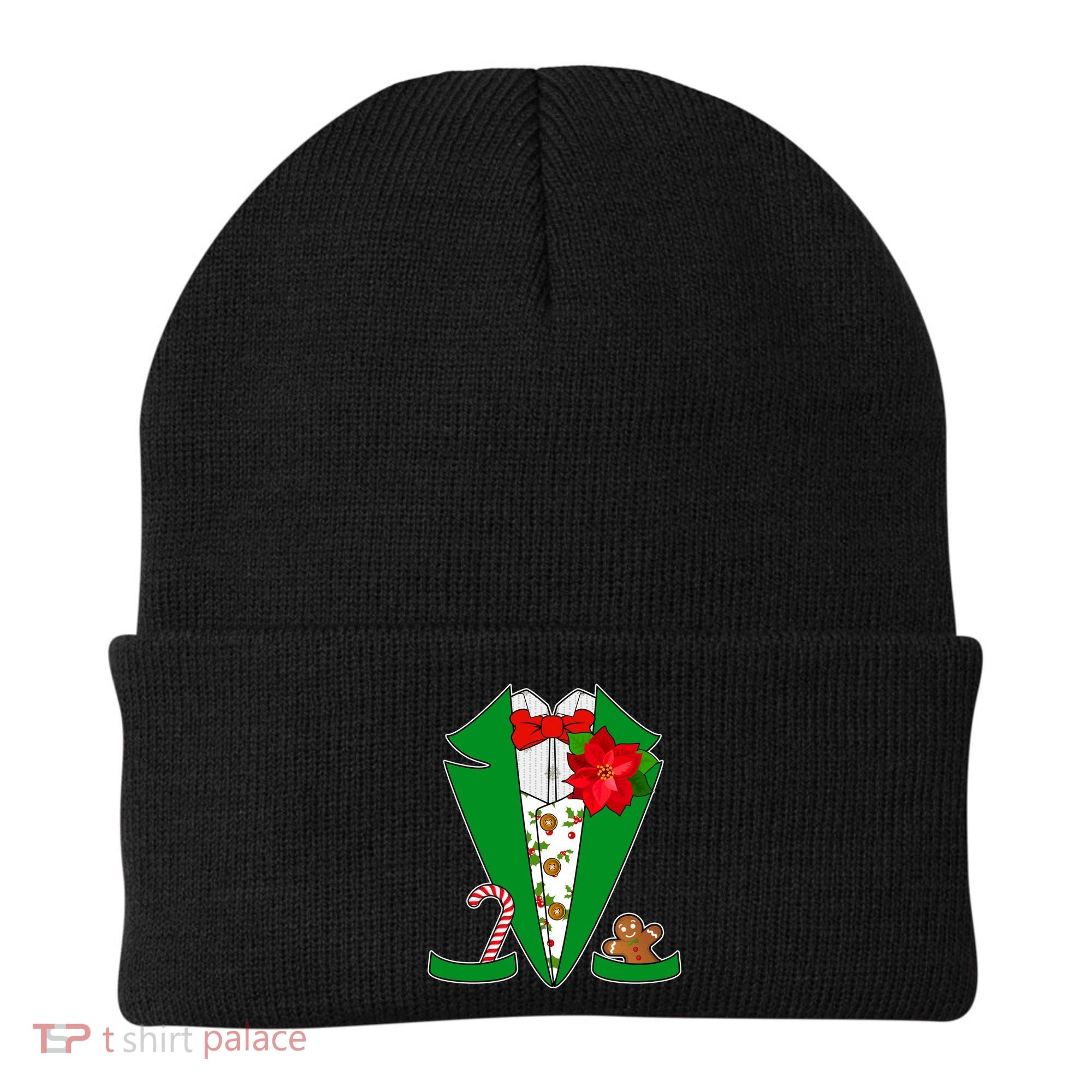Christmas Party Tuxedo Suit Top Beanie