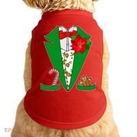 Christmas Party Tuxedo Suit Top Doggie Tank thumb 0