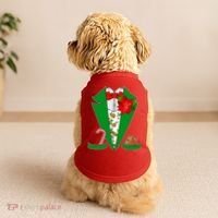 Christmas Party Tuxedo Suit Top Doggie Tank thumb 2