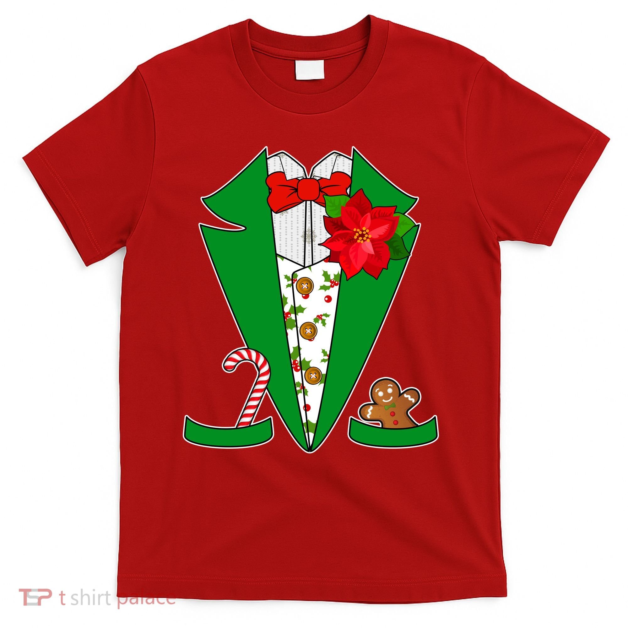 Christmas Party Tuxedo Suit Top T-Shirt